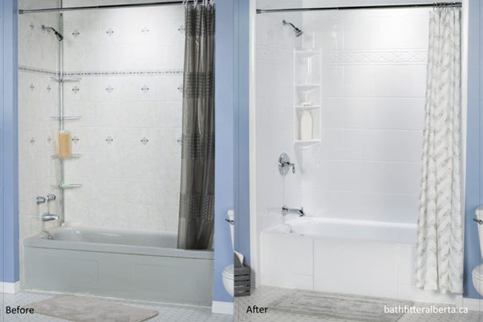 Before & After bathroom